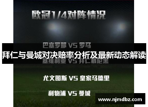 拜仁与曼城对决赔率分析及最新动态解读